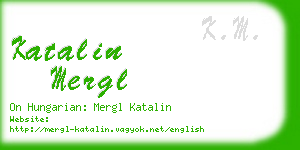 katalin mergl business card